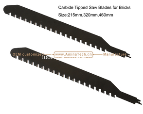 Chine Lames de scie à pointe carbure pour briques Taille : 215 mm, 320 mm, 460 mm, Alternatives, Outils électriques fournisseur