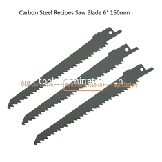 Chine Recipes de l'acier au carbone lame de scie 6 " 150 mm pour la coupe de bois, la réciprocité, outils électriques fournisseur