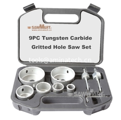 Chine Ensemble de scies cloches à pointe carbure de tungstène à 9 pièces fournisseur