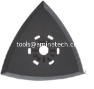 Chine Tampon de ponçage triangulaire pour outil multifonction de 3-1/4 po fournisseur