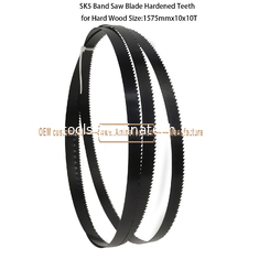 Chine SK5 Lamelle de scie à bande Dentes durcies pour bois dur Taille:1575mmx10x10T fournisseur