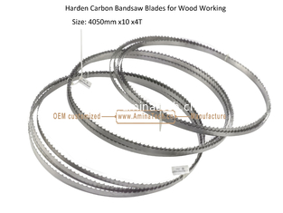 Chine Lames de scie à ruban Aminatech Harden Carbon pour le travail du bois Taille : 4050mm x 10 x 4T fournisseur