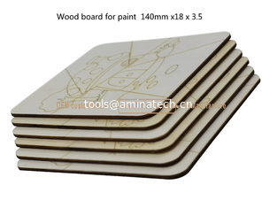 Chine Aminatech  Wood board for paint  140mm x18x3.5 The one-side drawing design Elm board fournisseur