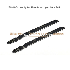Chine Lame de scie sauteuse au carbone T144D avec impression laser du logo en vrac, dimensions : 100mmx8x6T, pour la coupe du bois, lame de scie alternative fournisseur