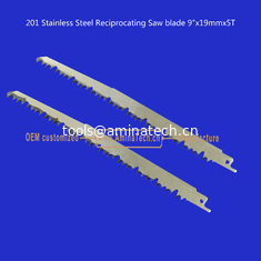 Chine 201 Lange de scie réciproque en acier inoxydable 9"x19mmx5T Pour couper du bois, du bambou, du plastique, de la viande congelée, des os fournisseur