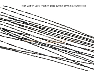 Chine Blade de scie à friture en spirale à haute teneur en carbone 130 mm 160 mm dents moulues, trous de sculpture sur bois ou PVA pour les publicités fournisseur