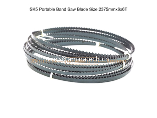 Chine Lame de scie à ruban portable SK5 Taille : 2375mmx6x6T, Pour la coupe du bois et des métaux tendres fournisseur