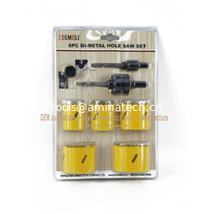 Chine 8 PC ensemble de scies à trous en bi-métal, outils électriques, perceuses fournisseur