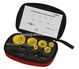 Chine 9PC Bi-Metal Hole Saw Set,Power Tools,Drill Bits fournisseur
