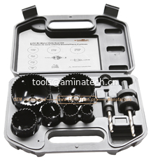 Chine 9 PC Kit de scie à trous bi-métalliques, outils électriques, perceuses fournisseur