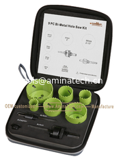Chine 9 PC Kit de scie à trous bi-métalliques, outils électriques, perceuses fournisseur
