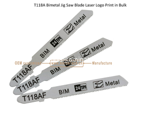 Chine T118AF Bimetal Jig Saw Blade Laser Logo Print in Bulk,Reciprocating Saw Blade ,Power Tools fournisseur