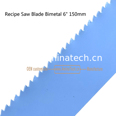 Lame de scie alternative M2 bimétal 6" 150mm 14TPI pour la coupe de tubes en acier, tôles et bois dur, alternative fournisseur