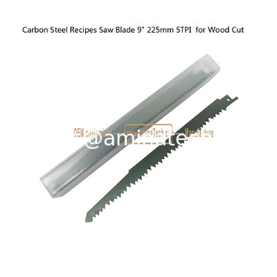 Receptions en acier au carbone lame de scie 9 " 225 mm 5TPI pour la coupe du bois, réciproque fournisseur