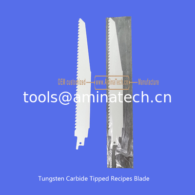 Le carbure de tungstène a une lame 9"-225mm, réciproque fournisseur