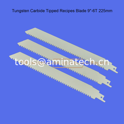 Le carbure de tungstène a une lame 9"-225mm, réciproque fournisseur