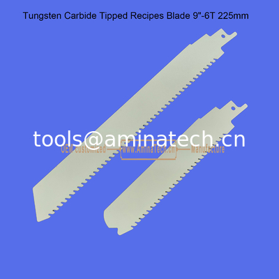 Le carbure de tungstène a une lame 9"-225mm, réciproque fournisseur