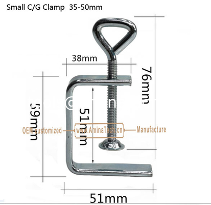 Small C/G Clamp  35-50mm     Work Size: 48mm  / 65mm Woodworking Clip fournisseur