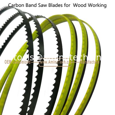 Blade de scie à bande de carbone SK5 pour le travail du bois Taille:1400mm x6x6T fournisseur