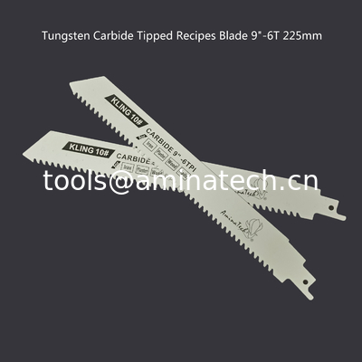 Le carbure de tungstène a une lame de 9"-225mm, réciproque, outils électriques fournisseur