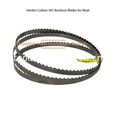 L'utilisation de la scie à bande de carbone dur SK5 pour la viande Taille:1400mmx10x4T fournisseur