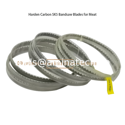 L'utilisation de la scie à bande de carbone dur SK5 pour la viande Taille:1400mmx10x4T fournisseur