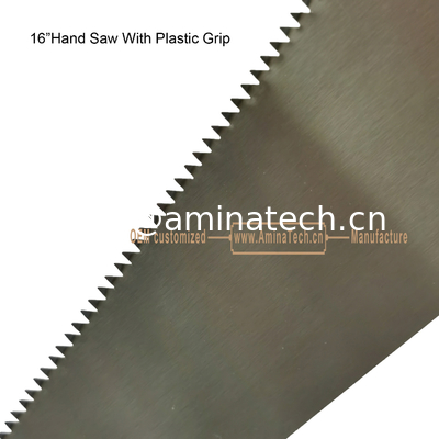 16"Sage à main avec poignée en plastique,outils à main fournisseur