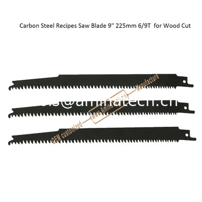 Lame de scie en acier au carbone pour bois 9" 225mm 3/9TPI, pour coupe du bois, alternative, outils électriques fournisseur
