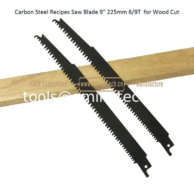 Lame de scie en acier au carbone pour bois 9" 225mm 3/9TPI, pour coupe du bois, alternative, outils électriques fournisseur