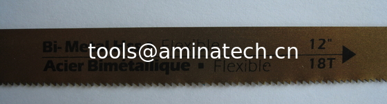 Lame de scie à métaux bimétal Hss - Flexible - 12&quot; - 18 dents fournisseur