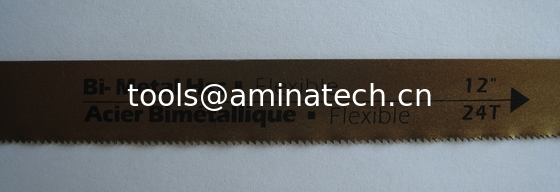 Bi-métal HSS Hacksaw Blade-Flexible-12 et 24T fournisseur