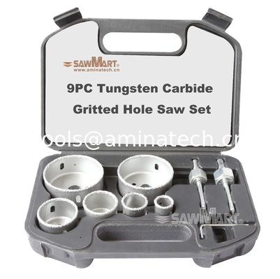 Ensemble de scies cloches à pointe carbure de tungstène à 9 pièces fournisseur