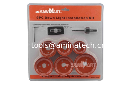 Kit d'installation pour spot encastré 9PC - ensemble de scie cloche fournisseur