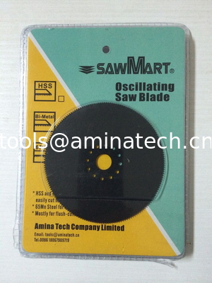3-1/8" Circular HSS Oscillating Tool Blades fournisseur