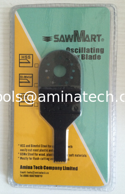 Lame plongeante pour outil multifonction oscillant bimétal étroite 3/8" pour bois fournisseur