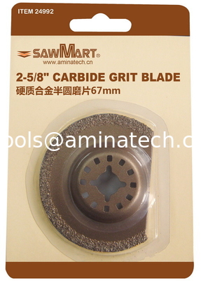 2-5/8 in. Carbide Grit Oscillating  Multi-Tool Half-Moon Blade fournisseur