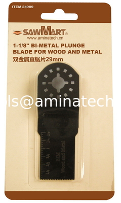 Blade de plongée multi-outil à oscillation bimétallique pour bois et métal fournisseur