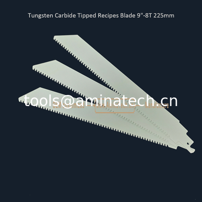 Lame de scie à pointe en carbure de tungstène pour recettes 9"-8T 225mm, pour la coupe de béton poreux, brique rouge, fibrociment, résine époxy fournisseur