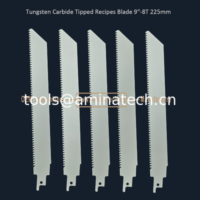 Lame de scie à pointe en carbure de tungstène pour recettes 9"-8T 225mm, pour la coupe de béton poreux, brique rouge, fibrociment, résine époxy fournisseur