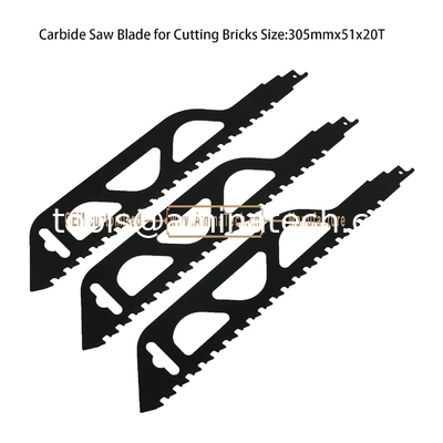 Lame de scie au carbure pour la coupe de briques Taille: 305mmx51x20T, Outils électriques, Alternatives fournisseur