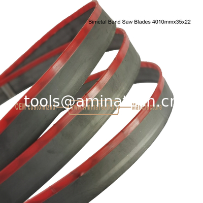Lames de scie à ruban bimétalliques 4010mmx35x22 fournisseur
