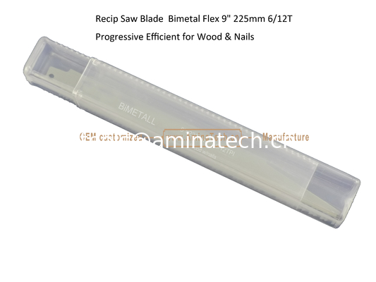 Lame de scie alternative bimétal M42 8% cobalt Démolition pour couper le bois et les clous Taille : 9" 225 mm 6/12 D fournisseur