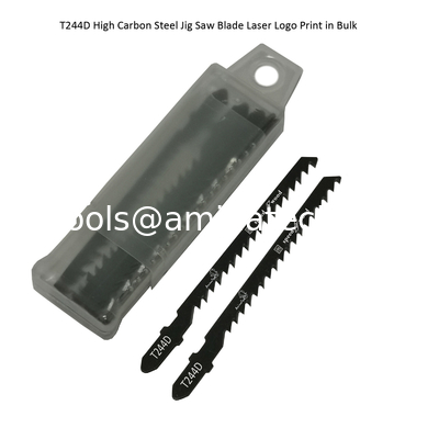T244D Carbon Jig Saw Blade Logo laser imprimé en vrac: 100 mmx6.5x6T, coupe de bois, lame de scie réciproque, outils électriques fournisseur