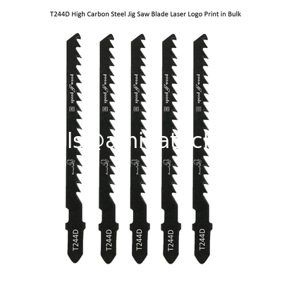 T244D Carbon Jig Saw Blade Logo laser imprimé en vrac: 100 mmx6.5x6T, coupe de bois, lame de scie réciproque, outils électriques fournisseur