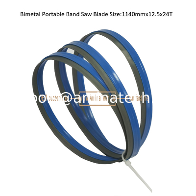 Bimetal Portable Band Saw Blade Size:1140mmx12.5x24T fournisseur