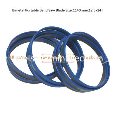 Bimetal Portable Band Saw Blade Size:1140mmx12.5x24T fournisseur