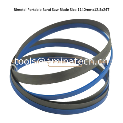Bimetal Portable Band Saw Blade Size:1140mmx12.5x24T fournisseur