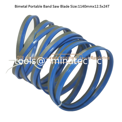 Bimetal Portable Band Saw Blade Size:1140mmx12.5x24T fournisseur