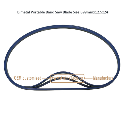Bimétal à lame de scie à bande portative Taille:899mmx12.5x24T fournisseur