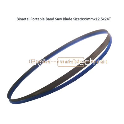 Bimétal à lame de scie à bande portative Taille:899mmx12.5x24T fournisseur